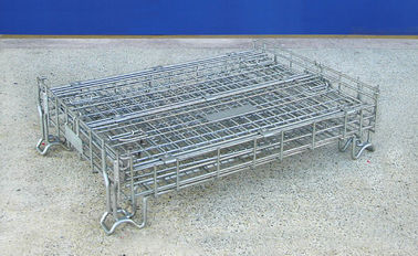 High Strength Industrial Wire Container 72KG Wire Mesh Pallet Cages
