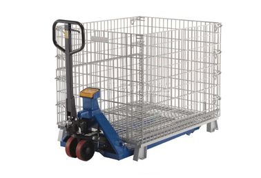 Durable Collapsible Wire Mesh Containers Storage Wire Cage Stackable Stillages