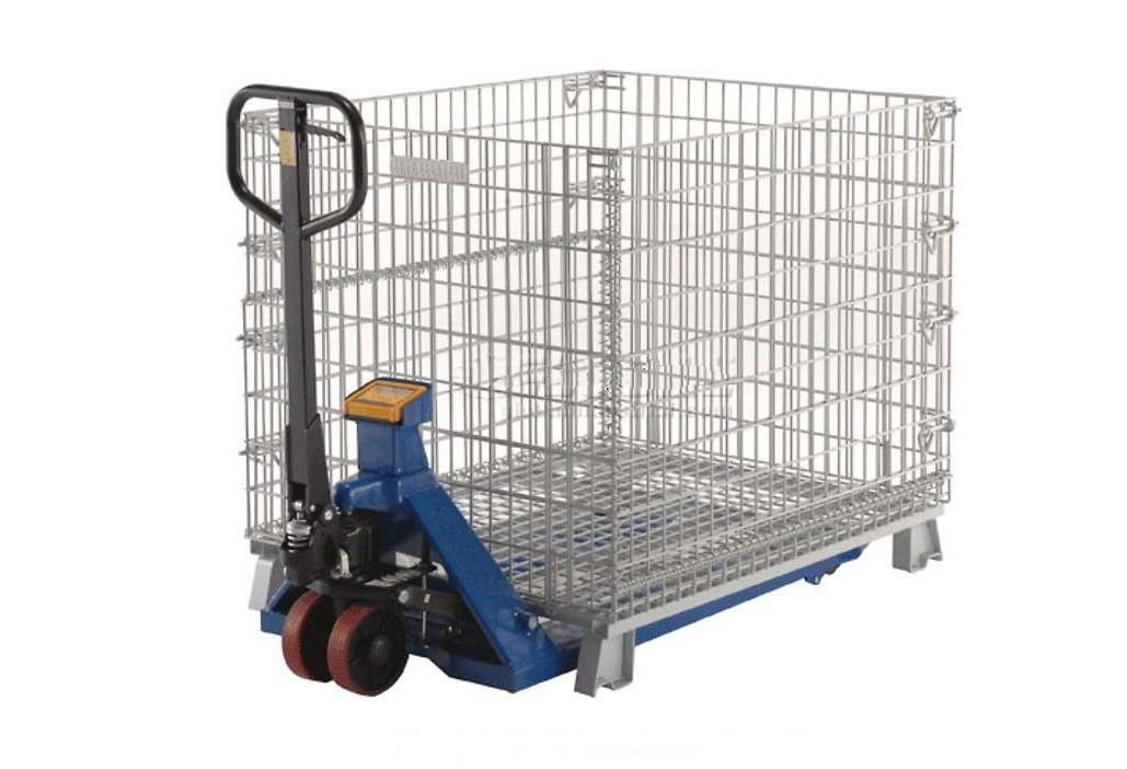 Durable Collapsible Wire Mesh Containers Storage Wire Cage Stackable Stillages